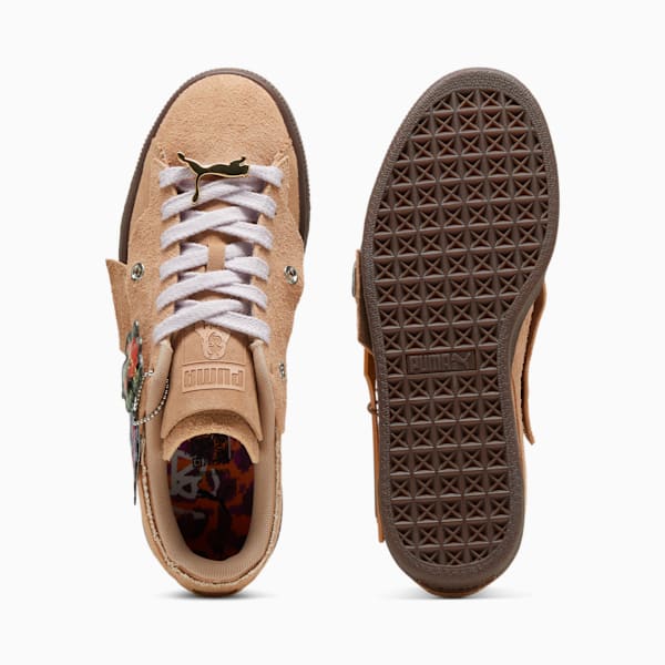 Tenis para mujer PUMA x X-GIRL Suede, Dusty Tan-Toasted Almond, extralarge