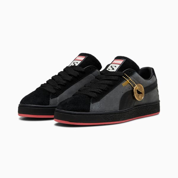Tenis PUMA x STAPLE Suede, PUMA Black-Shadow Gray, extralarge
