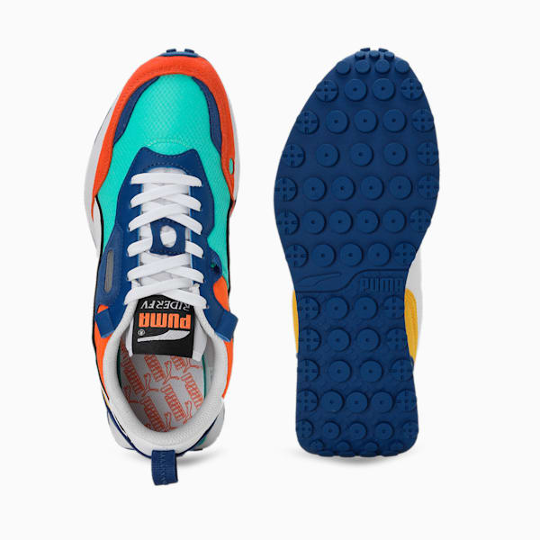 PUMA x HARRDY SANDHU Rider FV Unisex Sneakers, Clyde Royal-Biscay Green, extralarge-IND