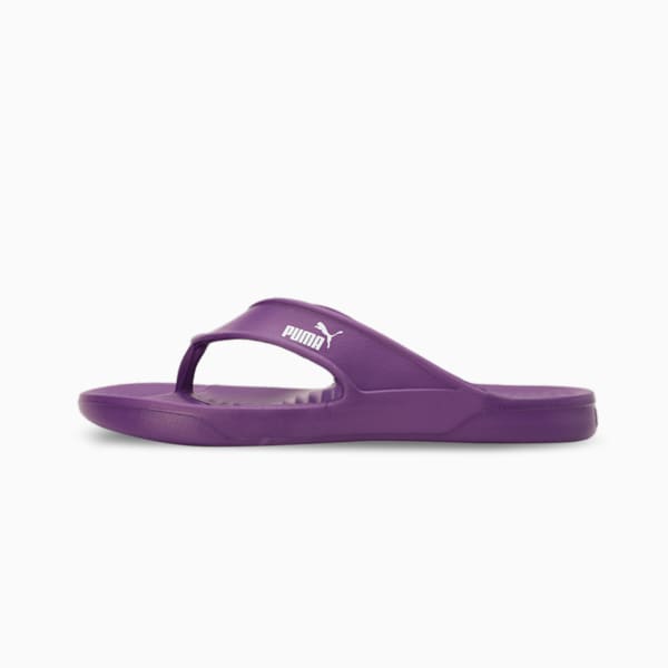 Aqua Women's Flip-Flops, Purple Pop-PUMA White, extralarge-IND