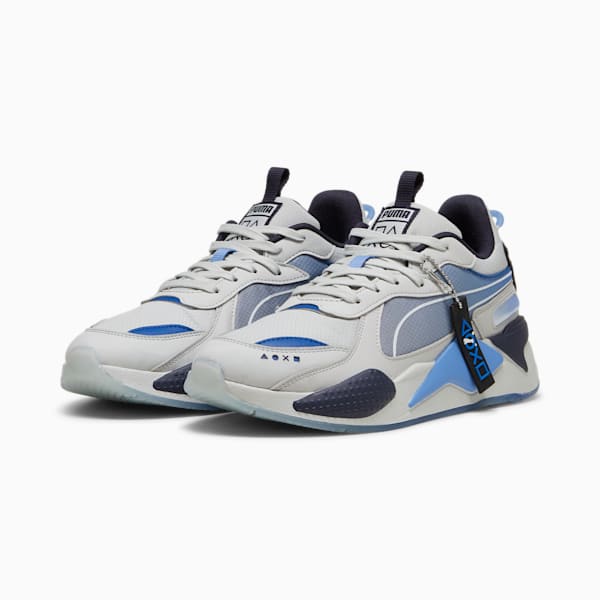 PUMA x PLAYSTATION® RS-X Men's Sneakers, Glacial Gray-Blue Skies, extralarge