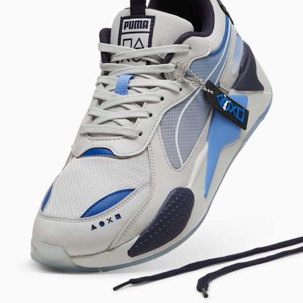 PUMA x PLAYSTATION® RS-X Men's Sneakers, Glacial Gray-Blue Skies, extralarge