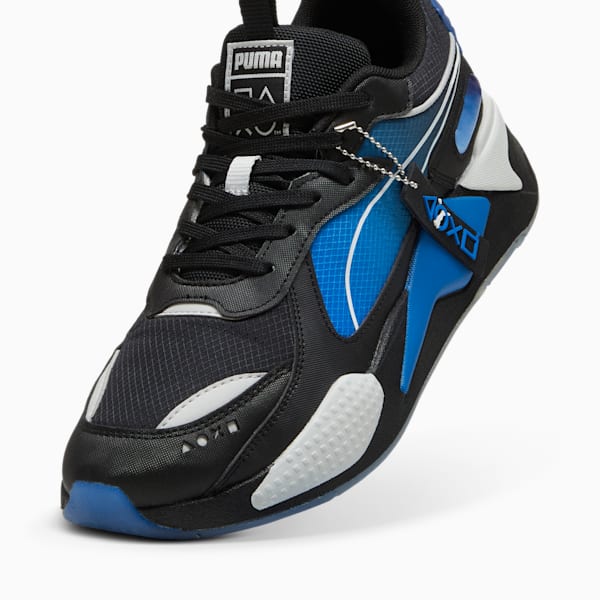 Tenis PUMA x PLAYSTATION® RS-X, PUMA Black-PUMA Team Royal, extralarge