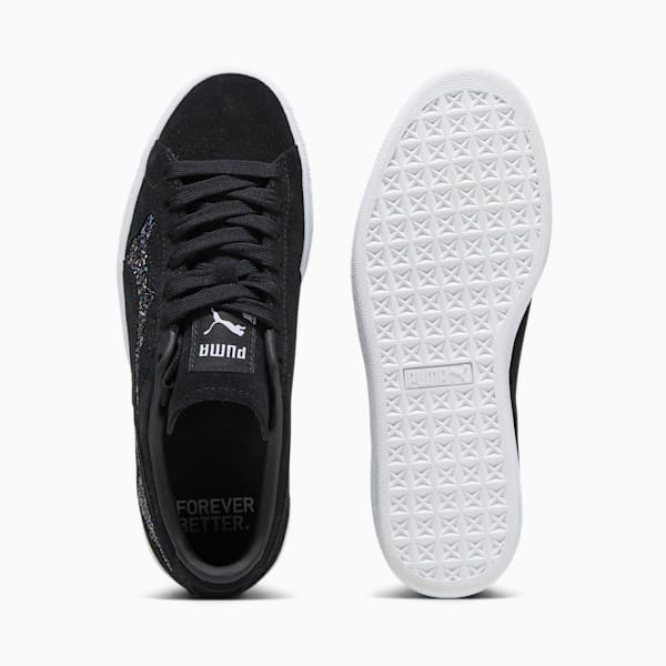 PUMA x SWAROVSKI Suede Women's Sneakers, PUMA Black, extralarge