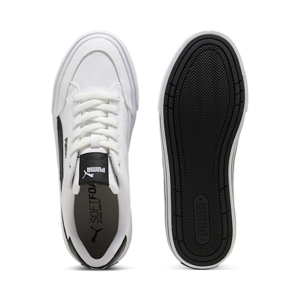 ユニセックス コート クラシック VULC PS  スニーカー, PUMA White-PUMA Black, extralarge-JPN