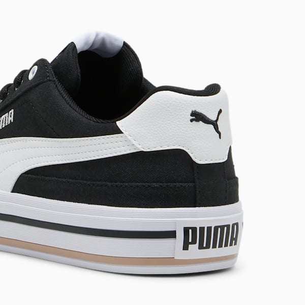 Tenis Court Classic Vulc Formstrip, PUMA Black-PUMA White, extralarge