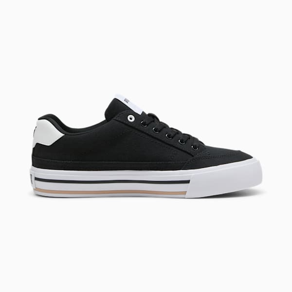 Court Classic Vulcanised Formstrip Unisex Sneakers, PUMA Black-PUMA White, extralarge