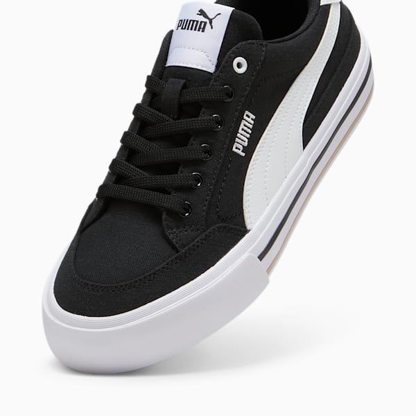 Court Classic Vulcanised Formstrip Unisex Sneakers, PUMA Black-PUMA White, extralarge