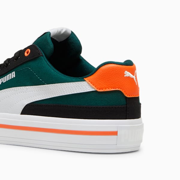 Court Classic Vulcanised Formstrip Unisex Sneakers, Dark Myrtle-Silver Mist-PUMA White, extralarge
