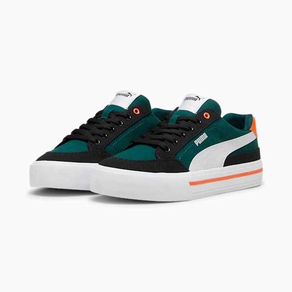 Tenis Court Classic Vulc Formstrip, Dark Myrtle-Silver Mist-PUMA White, extralarge