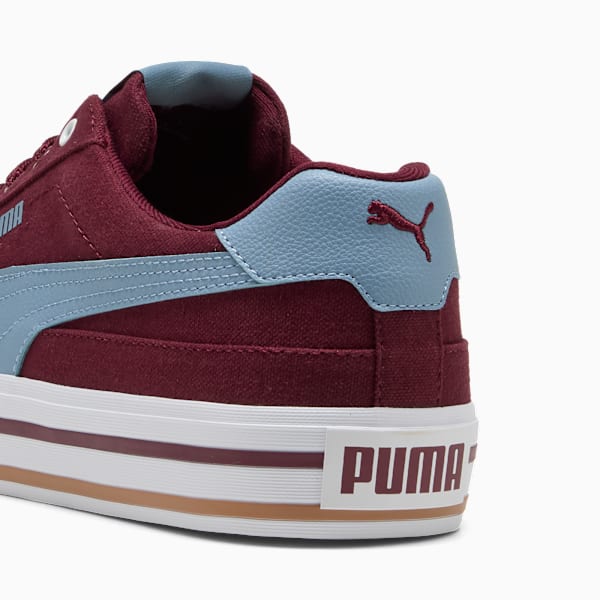 Court Classic Vulcanised Formstrip Unisex Sneakers, Ruby Shimmer-Cool Blue, extralarge