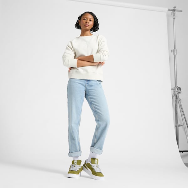 Sneakers Suede XL Soft, femme, Olive Green-PUMA White, extralarge