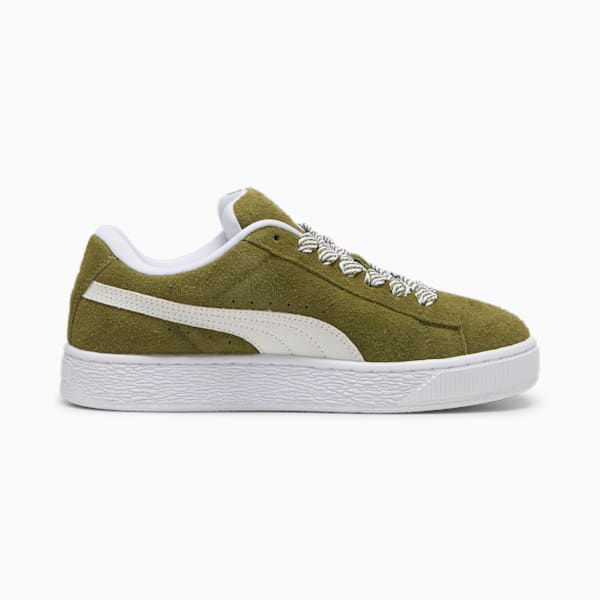 Suede XL Soft Women's Sneakers, Olive Green-Cheap Jmksport Jordan Outlet White, extralarge