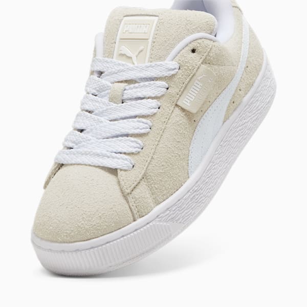 Suede XL Soft Women's Sneakers, Sugared Almond-Silver Mist, extralarge