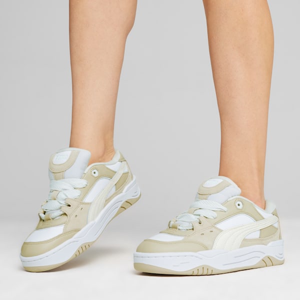 Sneakers PUMA-180 Lace, femme, Putty-PUMA White, extralarge