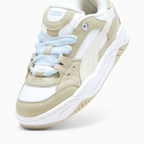 Sneakers PUMA-180 Lace, femme, Putty-PUMA White, extralarge