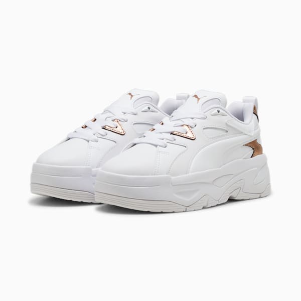 BLSTR Glam Women's Sneakers, PUMA White-Copper Rose, extralarge-AUS