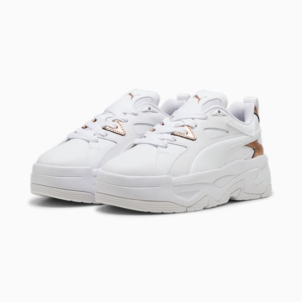 BLSTR Glam Women's Sneakers, PUMA White-Copper Rose, extralarge-IND