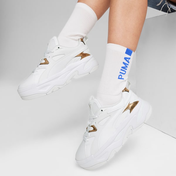Puma white ankle sneakers sale