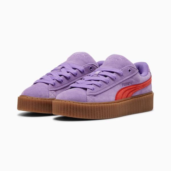 FENTY x PUMA Creeper Phatty Unisex Sneakers, Lavender Alert-Burnt Red-Gum, extralarge-IND