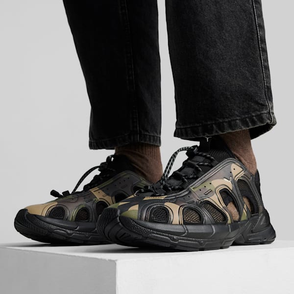 Sandalias Velo Camo unisex, PUMA Olive-PUMA Black, extralarge