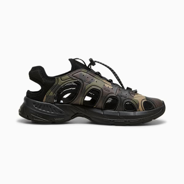 Sandalias Velo Camo unisex, PUMA Olive-PUMA Black, extralarge