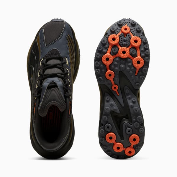 Spirex Gorpcore Men's Sneakers, PUMA Black-Galactic Gray, extralarge