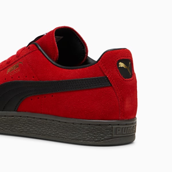 Suede Terrace Sneakers, For All Time Red-Gum, extralarge