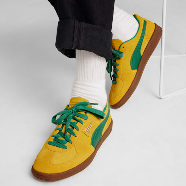 Baskets Palermo, Pelé Yellow-Yellow Sizzle-Archive Green, extralarge