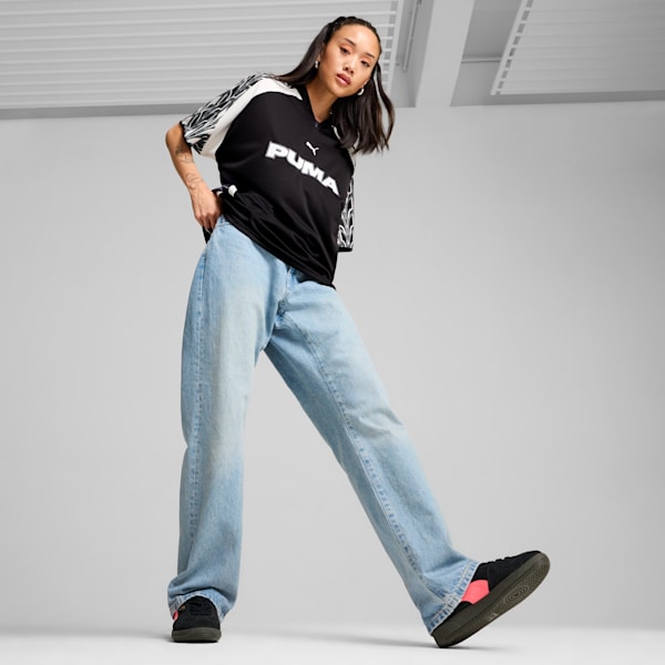 ユニセックス パレルモ スニーカー, PUMA Black-Sunset Glow-Gum, extralarge-JPN