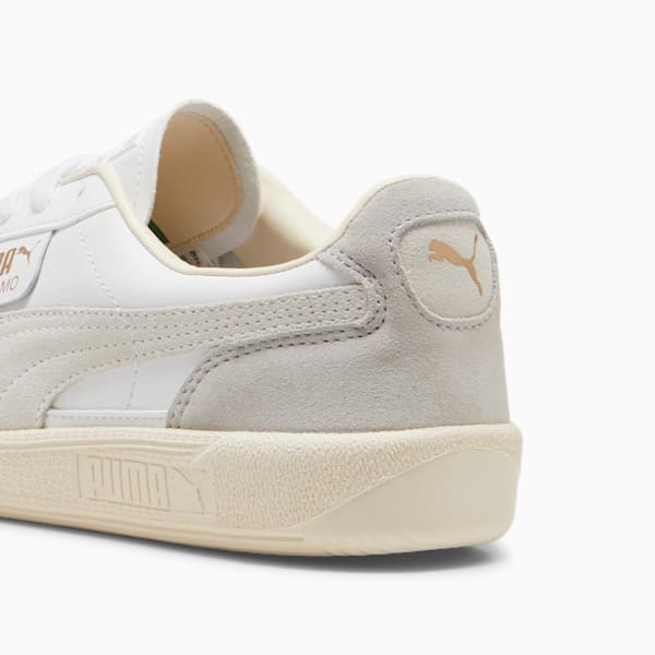 Sneakers en cuir Palermo, PUMA White-Cool Light Gray-Sugared Almond, extralarge