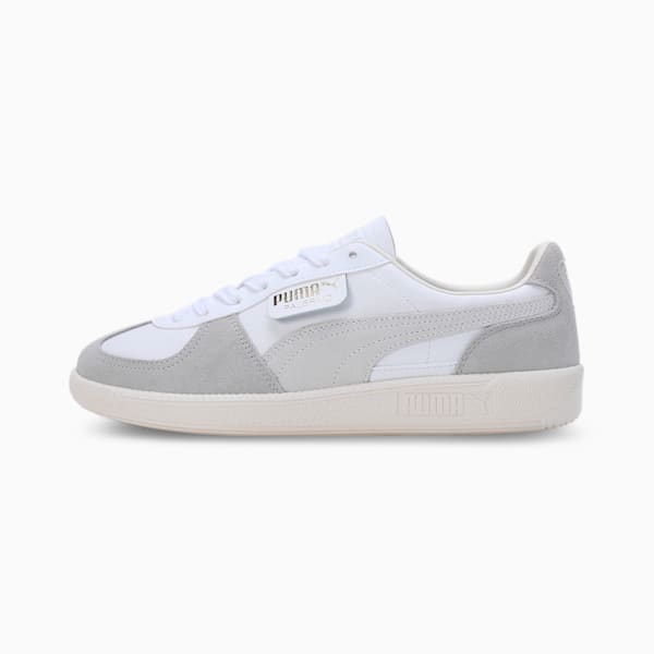 Palermo Lth Sneakers, PUMA White-Cool Light Gray-Sugared Almond, extralarge-IND