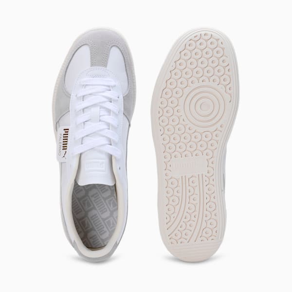 Palermo Lth Sneakers, PUMA White-Cool Light Gray-Sugared Almond, extralarge-IND