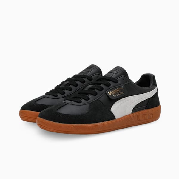 Palermo Lth Sneakers, PUMA Black-Feather Gray-Gum, extralarge-IND