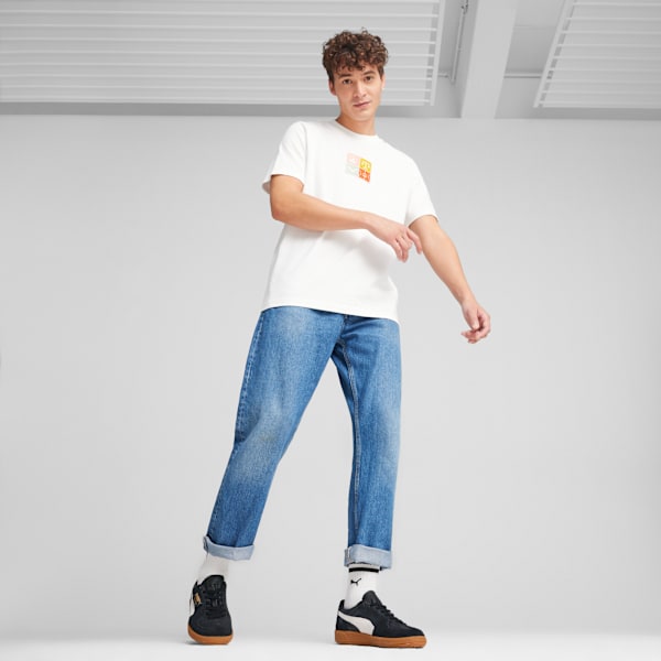 Palermo Leather Sneakers Unisex, PUMA Black-Feather Gray-Gum, extralarge-GBR