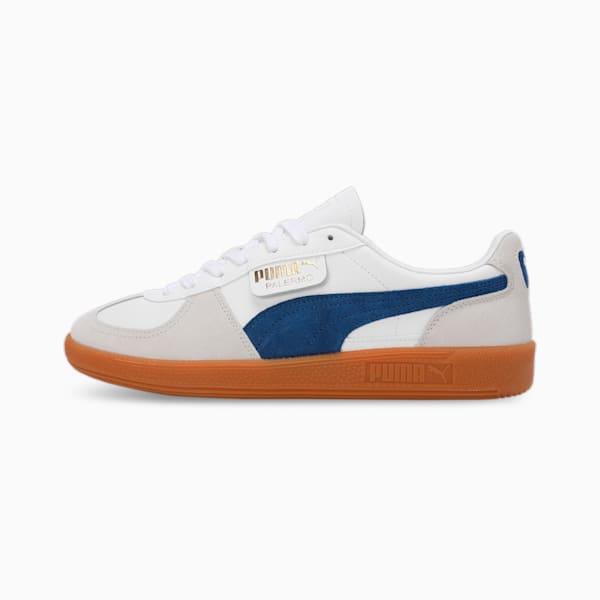 Palermo Lth Sneakers, PUMA White-Vapor Gray-Clyde Royal, extralarge-IND