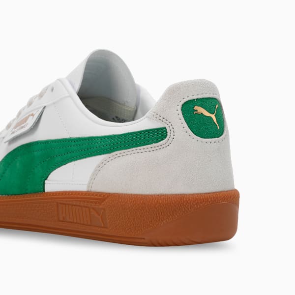 Palermo Lth Sneakers, PUMA White-Vapor Gray-Archive Green, extralarge-IND