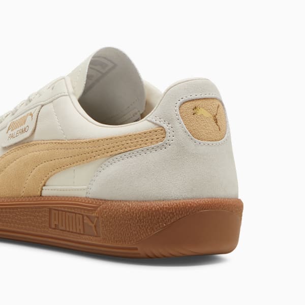 Palermo Leather Sneakers, Alpine Snow-Desert Dust-Gum, extralarge