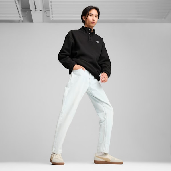 Palermo Leather Sneakers, Alpine Snow-Desert Dust-Gum, extralarge
