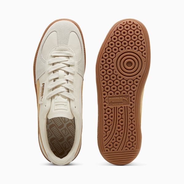 Palermo Leather Sneakers, Alpine Snow-Desert Dust-Gum, extralarge