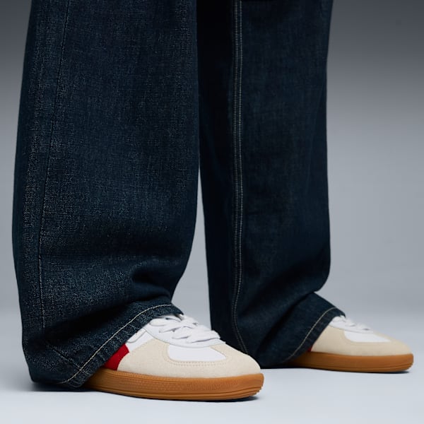 Sneakers en cuir Palermo, PUMA White-For All Time Red, extralarge