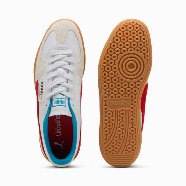 Palermo Leather Sneakers, PUMA White-For All Time Red, extralarge