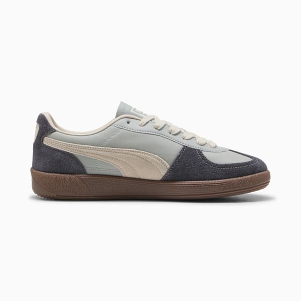 Tenis casuales de piel Palermo, Smokey Gray-Desert Dust, extralarge