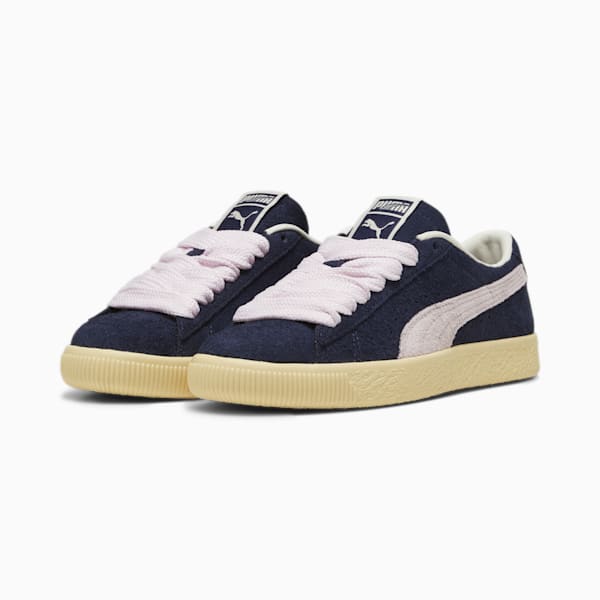 Suede VTG B-Girl Women's Sneakers, PUMA Navy-Light Straw, extralarge