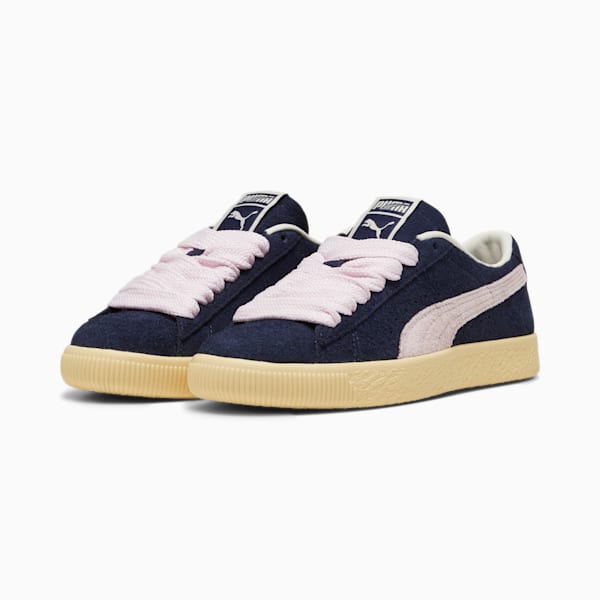 Suede VTG B-Girl Women's Sneakers, PUMA Navy-Light Straw, extralarge