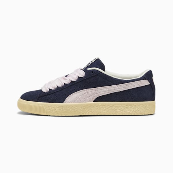 Suede VTG B-Girl Women's Sneakers, PUMA Navy-Light Straw, extralarge
