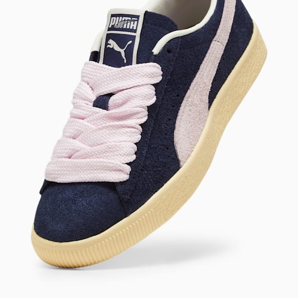 Suede VTG B-Girl Women's Sneakers, PUMA Navy-Light Straw, extralarge