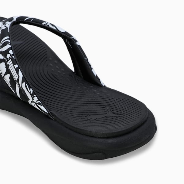 Royalcat Softride Thong-Strap Women's Flip Flops, PUMA Black-PUMA White, extralarge-IND