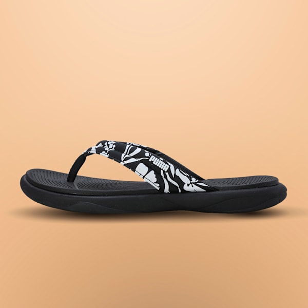 Royalcat Softride Thong-Strap Women's Flip Flops, PUMA Black-PUMA White, extralarge-IND