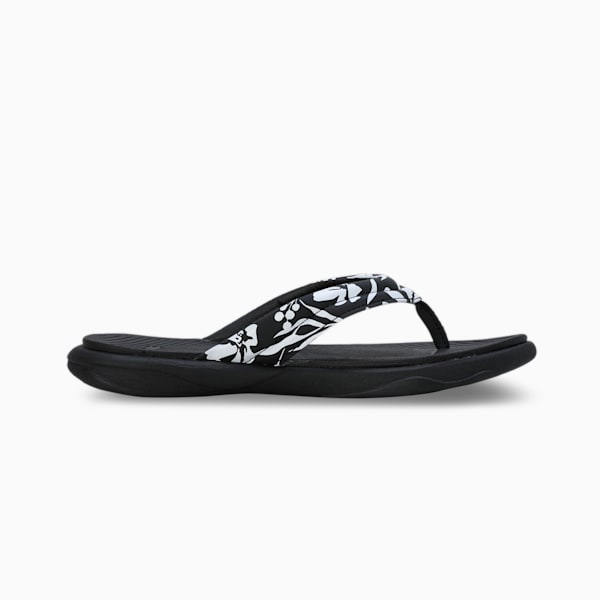 Royalcat Softride Thong-Strap Women's Flip Flops, PUMA Black-PUMA White, extralarge-IND